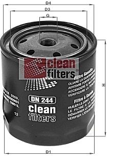 CLEAN FILTERS kuro filtras DN 244